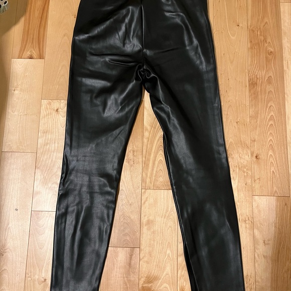 Zara faux cuir high waist leggings - Picture 2 of 6